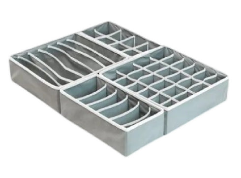 4 Pieces Underwear Drawer Organizer